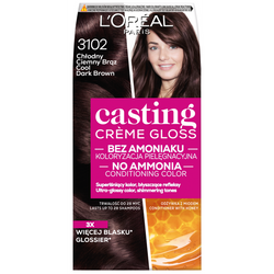 Loreal Casting Creme Gloss Farba do włosów - 3102 Ciemny Chłodny Brąz (48ml, 72ml, 60ml)