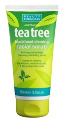 Beauty Formulas Tea Tree Oczyszczający peeling do twarzy 150ml