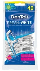 DenTek wykałaczki z nicią Fresh&White 40szt.