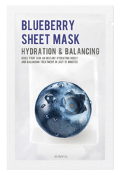 EUNYUL Blueberry Sheet Mask maska w płachcie z jagodą Hydration&Balancing
