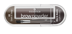 Essence Brow Powder Set Paleta cieni do brwi 02 dark&deep