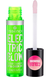 Essence ElecTric Glow Lip&Cheek Oil Olejek do ust i policzków zmieniający kolor 4,4ml