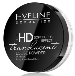 Eveline Cosmetics Full HD Translucent Utrwalający i matujący puder sypki 6g
