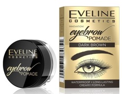 Eveline Cosmetics Pomada do brwi DARK BROWN