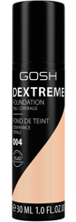 GOSH Dextreme Podkład o pełnym kryciu 004 30ml