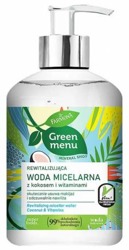 GREEN MENU Rewitalizująca woda micelarna z kokosem i witaminami 270ml