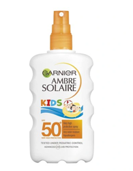 Garnier Ambre Solaire UV Spray KIDS SPF50 Spray ochronny dla dzieci 200ml