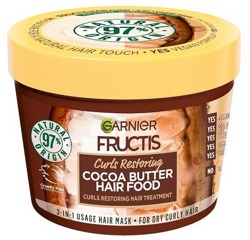 Garnier Fructis Cocoa Butter Hair Food maska do włosów suchych i kręconych 390ml
