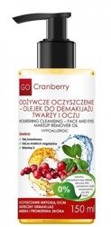 GoCranberry - Odżywcze oczyszczanie - Olejek do demakijażu twarzy i oczu 150ml