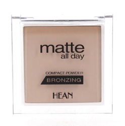 HEAN Matte All Day Bronzing - Puder Brązujący Matowy - 505 Jamaica Sun