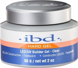 Ibd Hard Gel LED/UV Builder Gel  - Żel budujący Clear 56g