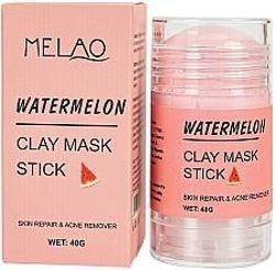 MELAO Watermelon Clay Mask Stick Maseczka do twarzy w sztyfcie oczyszczająco detoksykująca 40g