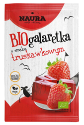 Naura Bio galaretka o smaku truskawkowym 38g
