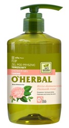 O'Herbal Tonizujący żel pod prysznic z ekstraktem z róży damasceńskiej 750ml