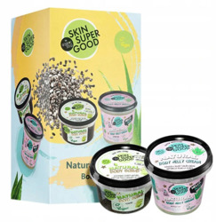 Organic Shop Natural&Joyful Body Care Zestaw prezentowy żelowy krem do ciała 360ml + peeling do ciała 250ml