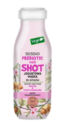SESSIO Prebiotic Hair Shot Jogurtowa maska do włosów inulina i mleko migdałowe 350g