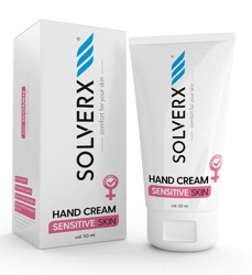 SOLVERX Sensitive Skin Krem do rąk i paznokci do skóry wrażliwej 50ml