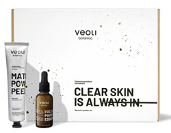 VEOLI Botanica LINIA PROFESJONALNA Clear Skin Is Always In Zestaw prezentowy Peeling enzymatyczny 75ml + serum do twarzy 30ml