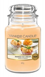 Yankee Candle Świeca zapachowa Słoik duży Mango Ice Cream 623g