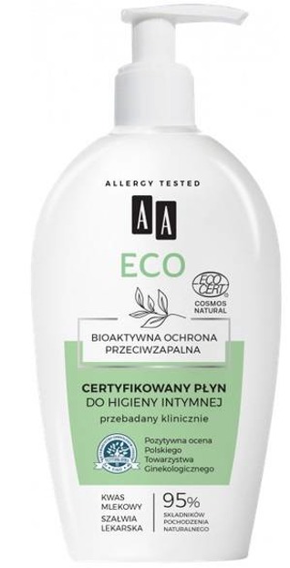 AA ECO Certyfikowany płyn do higieny intymnej 300ml