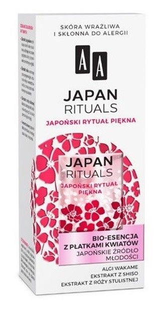 AA JAPAN RITUALS Bio-esencja młodości z płatkami kwiatów 35ml