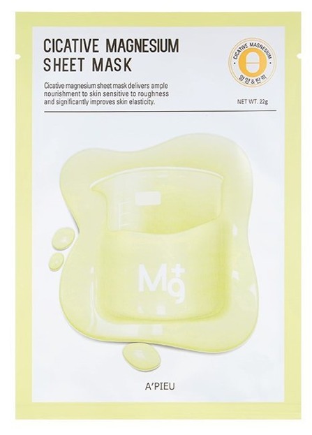 A'pieu Cicative Magnesium Sheet Mask Maska w płachcie na bazie magnezu 22g