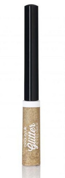 Beauty UK Glitter Liquid Eyeliner - Połyskujący eyeliner w płynie 2 Gold