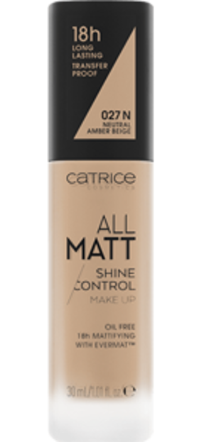 Catrice All Matt Shine Control Podkład matujący  027N Neutral Amber Beige 30 ml 