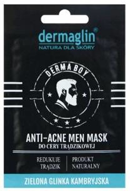 DERMAGLIN Men Mask Anti-Acne Maseczka do twarzy dla cery trądzikowej 20g
