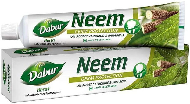 Dabur Herbal Toothpaste Neem- Ziołowa pasta do zębów z neem bez fluoru , 100ml