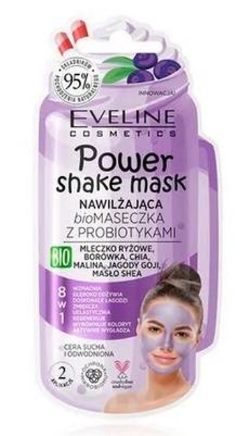 Eveline Cosmetics POWER SHAKE maseczka Nawilżająca 10ml