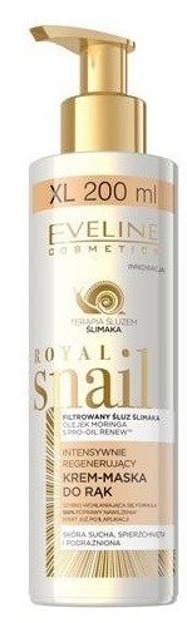 Eveline Cosmetics Royal Snail Intensywnie regenerujący krem-Maska do rąk 200ml