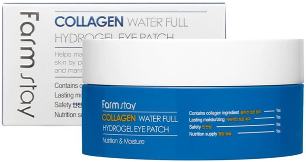 FarmStay Collagen Water Full Hydrogel Eye Patch płatki pod oczy 60 szt.