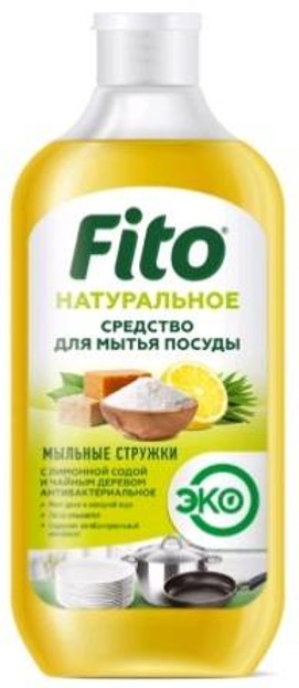 Fitokosmetik naturalny płyn do naczyń wiórki mydlane z sodą oczyszczoną FITO279 490ml