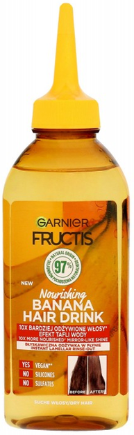Garnier Nourishing Banana Hair Drink błyskawiczna odżywka w płynie 200ml