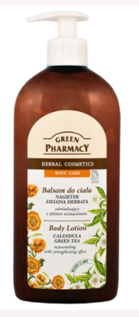 Green Pharmacy Balsam Do Ciała Nagietek Zielona Herbata 500ml