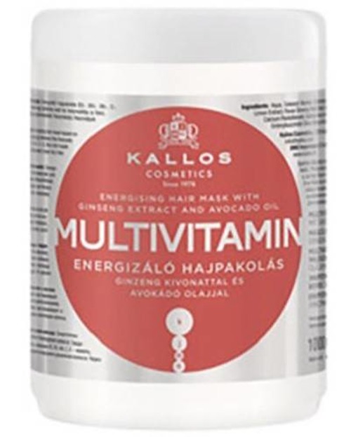Kallos Multivitamin Hair Mask Multiwitaminowa energizująca maska do włosów 1000ml
