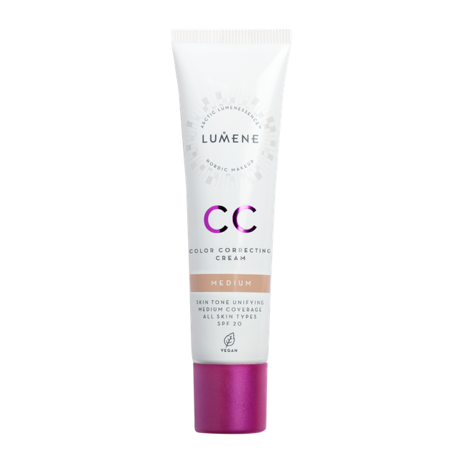 Lumene CC Color Correcting Cream Podkład w kremie 7w1 SPF20 - MEDIUM 30ml