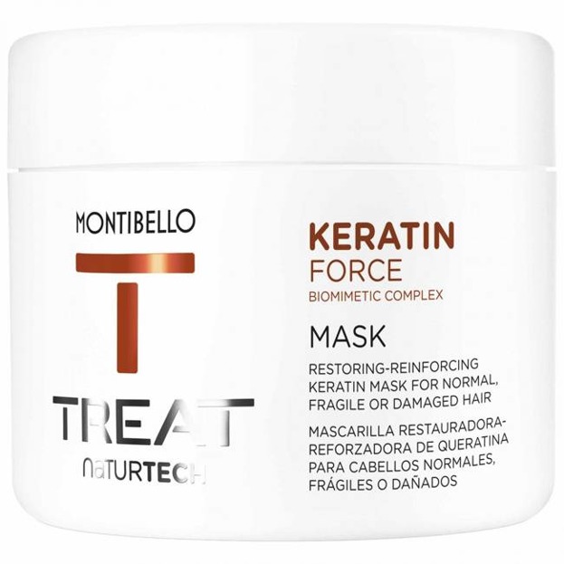MONTIBELLO TREAT Naturtech Keratin Mask Maska do włosów zniszczonych 500ml