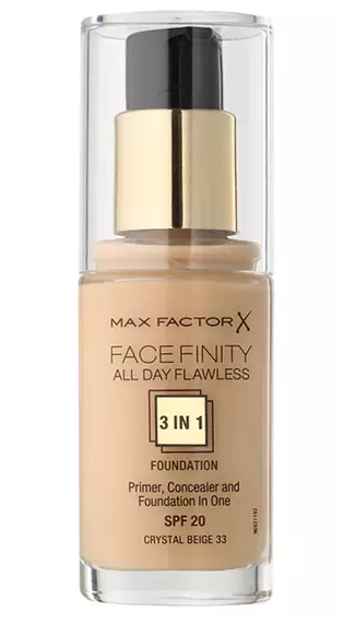 Max Factor Facefinity All Day Flawless 3w1 Fluid podkład do twarzy - 33 Crystal Beige 30ml