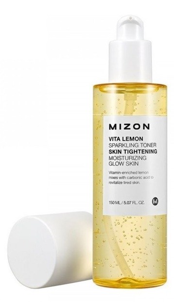 Mizon Vita Lemon Sparkling Toner - Cytrynowy tonik do twarzy 150ml