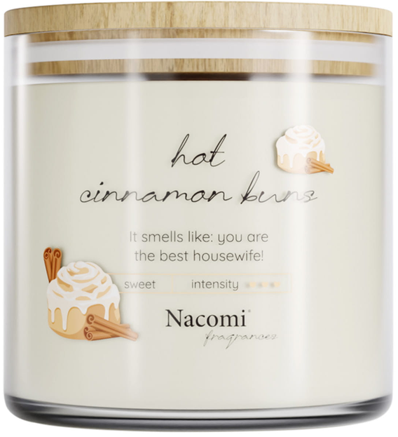 Nacomi świeca sojowa Hot cinnamon buns 450g