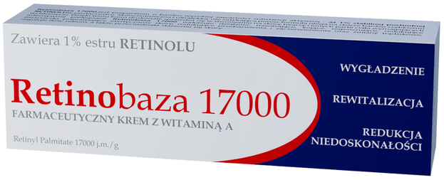 Retinobaza 17000 farmaceutyczny krem z witaminą A 30g