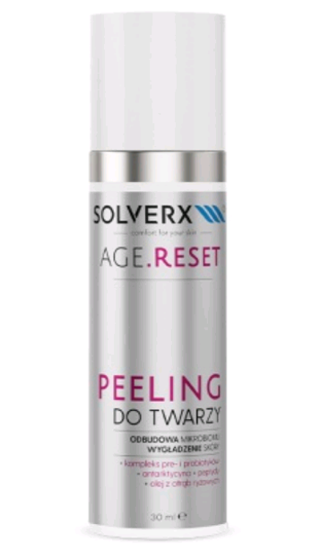 SOLVERX Age Reset Peeling do twarzy, odbudowa mikrobiomu 30ml