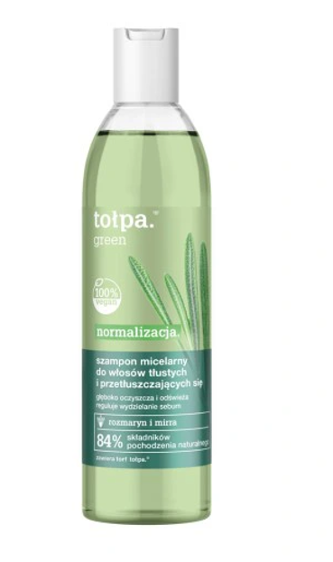 TOŁPA green normalizacja Normalizujący szampon do włosów  tłustych 300ml