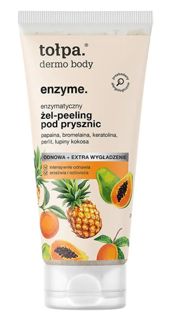 Tołpa Dermo Body Enzyme enzymatyczny żel-peeling pod prysznic 200ml