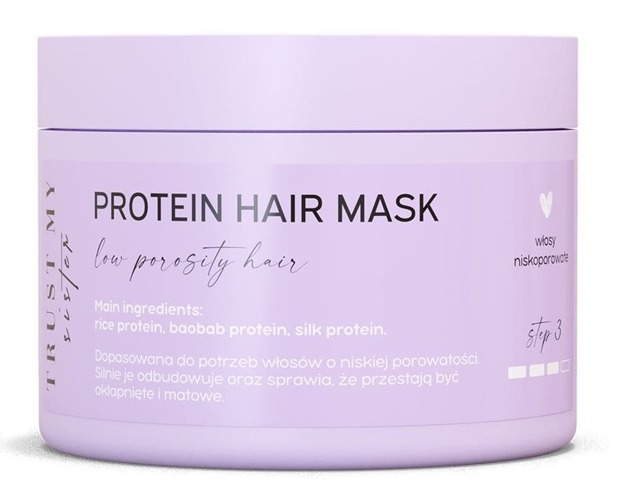 Trust My Sister Proteinowa maska do włosów niskoporowatych 150g