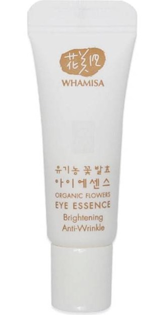 Whamisa Organic Flowers Eye Essence Brightening Anti-Wrinkle Esencja pod oczy rozświetlajaco-przeciwzmarszczkowa MINI 3ml
