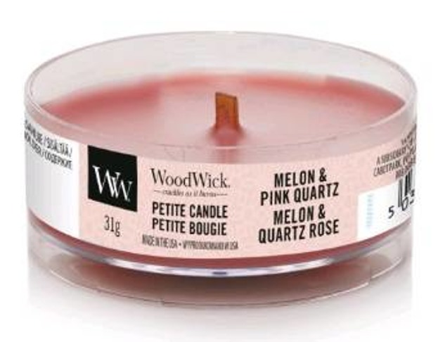 WoodWick świeca petite Melon&Pink Quartz  31g