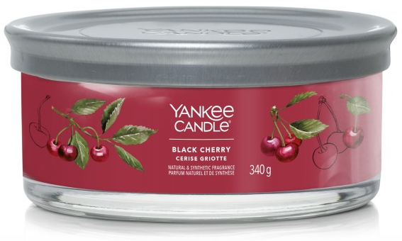 Yankee Candle Świeca zapachowa Tumbler Black Cherry 340g